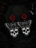 Crimson Mortality Earrings