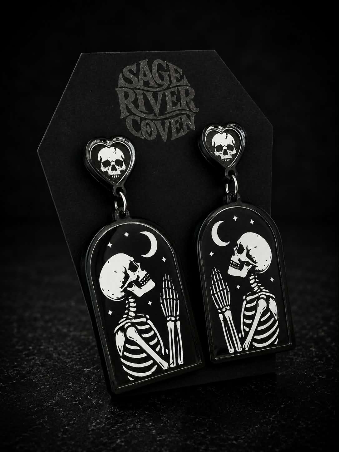 Celestial Skeleton Earrings