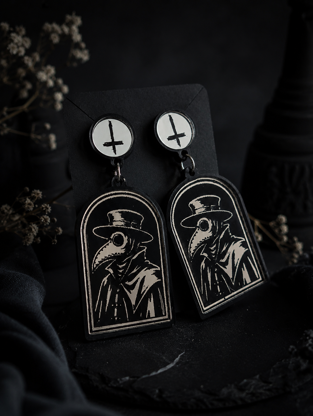 Plague Doctor Earrings