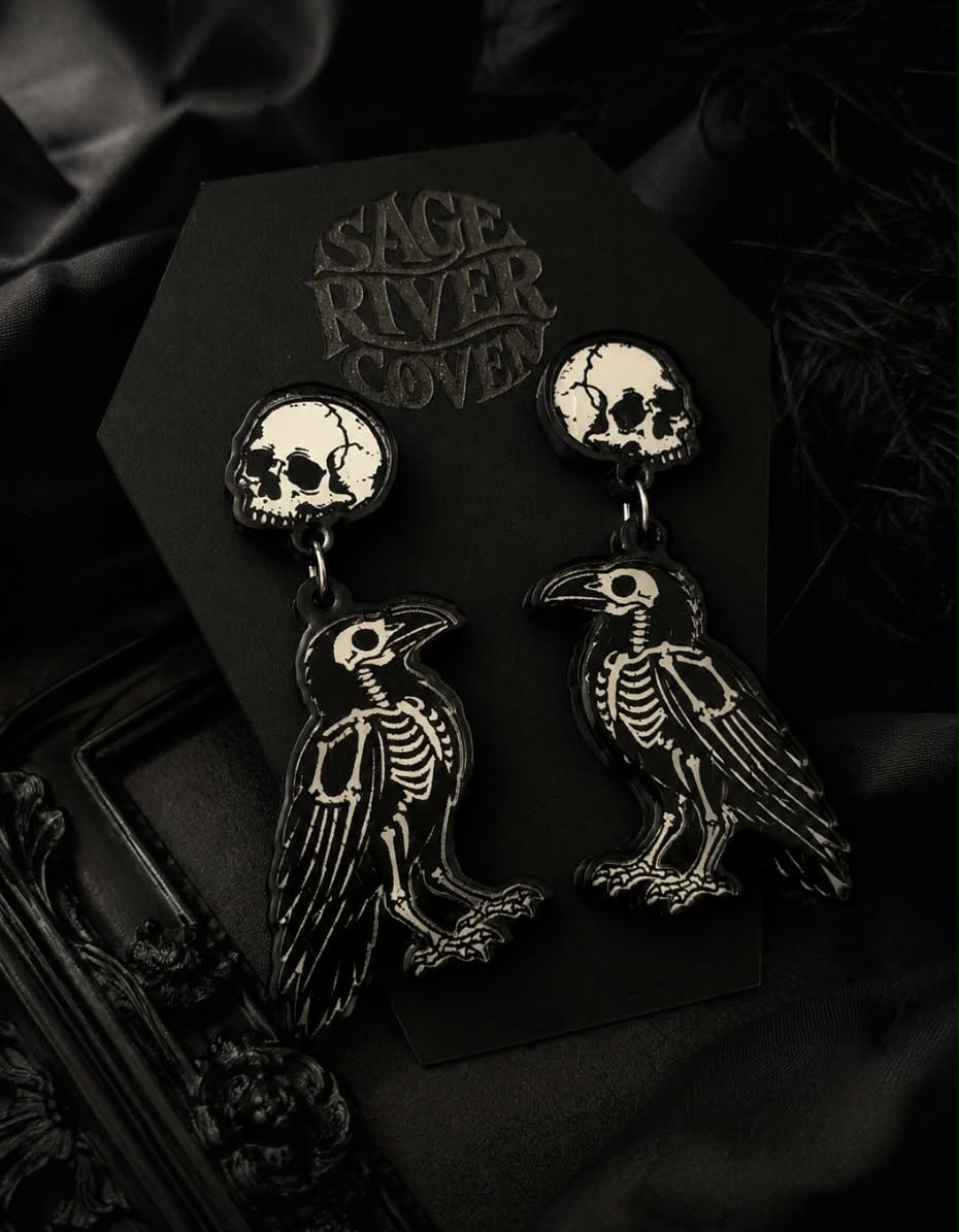 The Corvus Relic Earrings